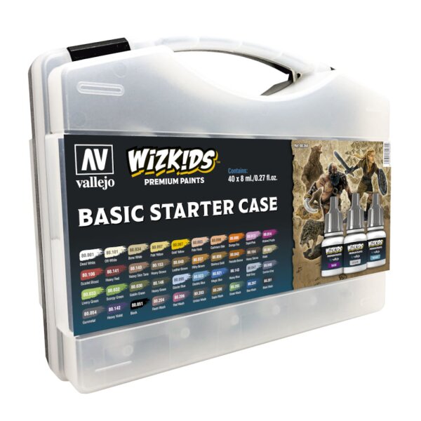 Vallejo Wizkids Premium Paints Basic Starter Case