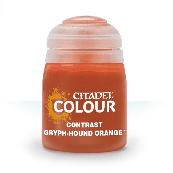 Citadel-Farbe Contrast: Gryph-Hound Orange (18ml) im Shop Der Tabletopper