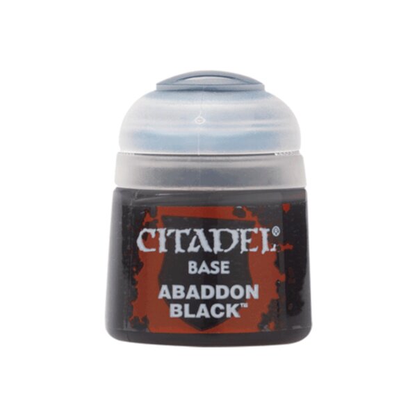 Citadel-Farbe Base: Abaddon Black (12ml) im Shop Der Tabletopper