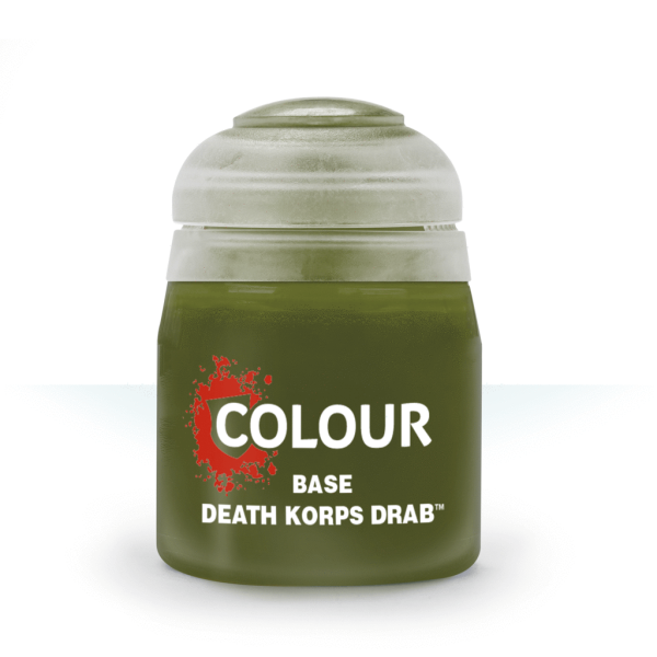 Citadel-Farbe Base: Death Korps Drab (12ml) im Shop Der Tabletopper