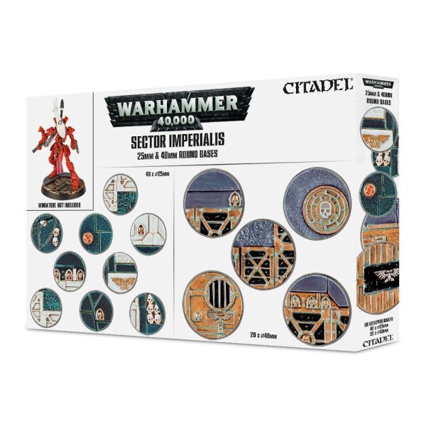 Citadel Sector Imperialis: Rundbases (25 & 40 mm) (60 Stück) im Shop Der Tabletopper