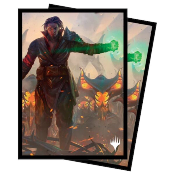 UP - Brothers War - Mishra, Eminent One - 100ct Sleeves for MTG