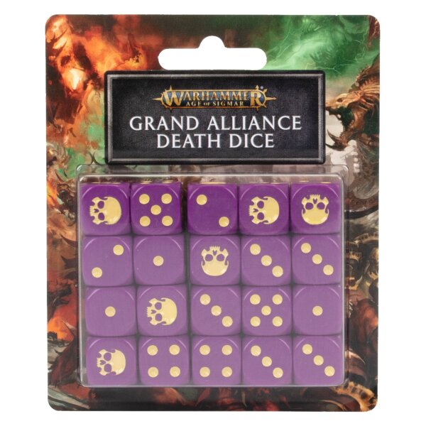 Warhammer Age of Sigmar Grand Alliance Death - Würfelset