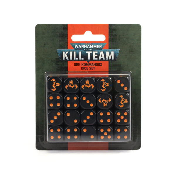 Kill Team: Würfelset - Ork-Kommandos