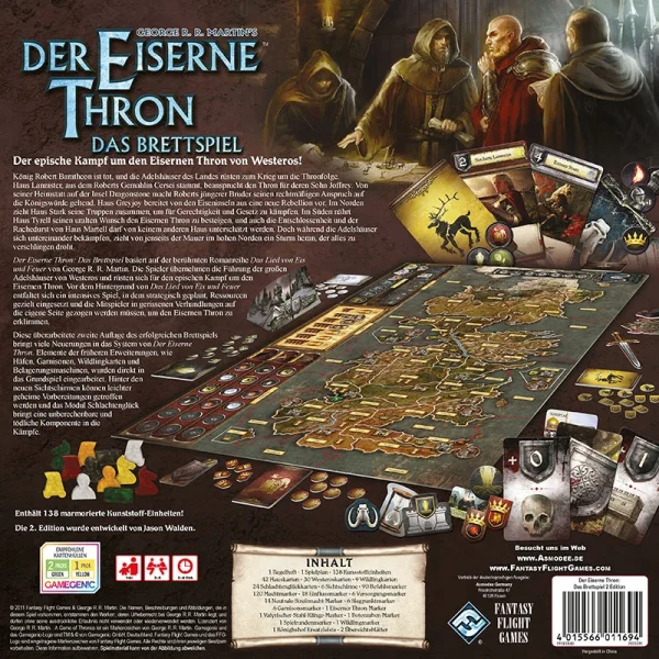 Der Eiserne Thron Das Brettspiel 2. Edition