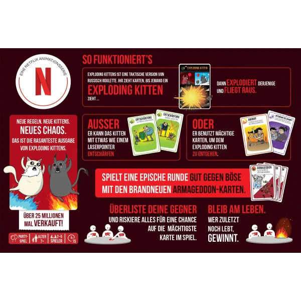 Exploding Kittens: Good vs Evil - DE