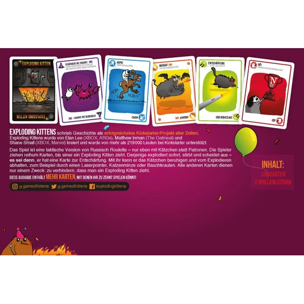 Exploding Kittens: Party-Pack - DE