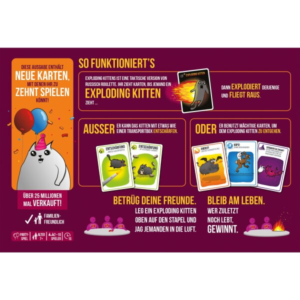 Exploding Kittens: Party-Pack - DE
