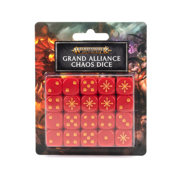 Warhammer Age of Sigmar Grand Alliance Chaos - Würfelset