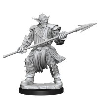Critical Role Unpainted Miniatures: Bugbear Fighter Male